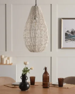 Loftlampe ANNOTTO Bomuld Beige