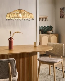 Loftlampe ARENAL Flet Naturlig