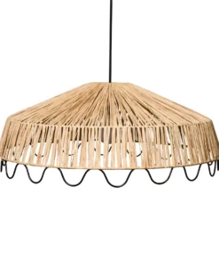 Loftlampe ARENAL Flet Naturlig
