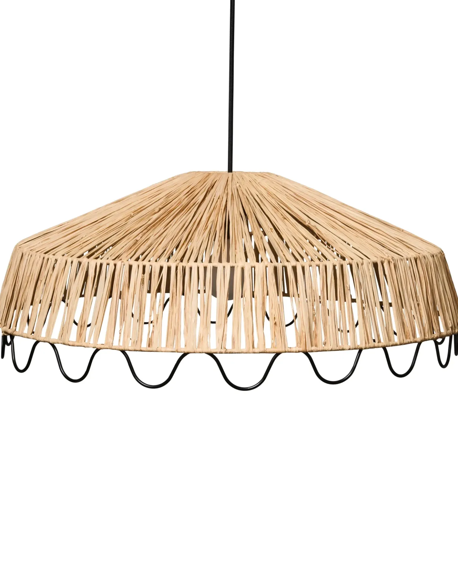 Loftlampe ARENAL Flet Naturlig