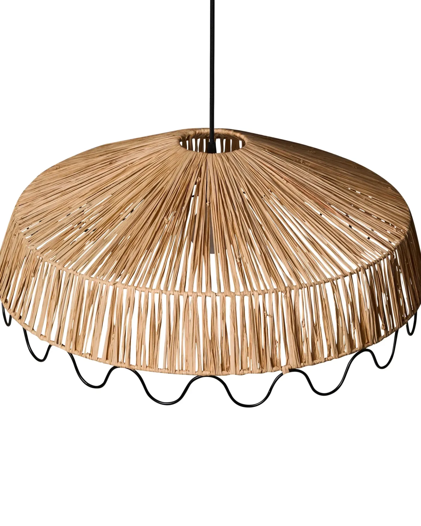 Loftlampe ARENAL Flet Naturlig