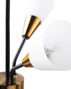 Loftlampe AROYO Glas Hvid