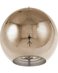 Loftlampe ASARO Glas Guld