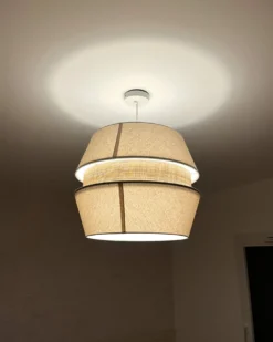 Loftlampe ATOYAC Kunstlinned Beige