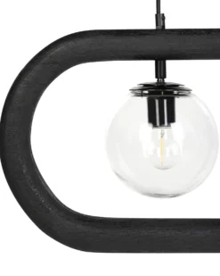 Loftlampe AYENSU Mangotræ Sort