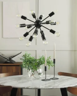 Loftlampe BALAGAS Metal Sort