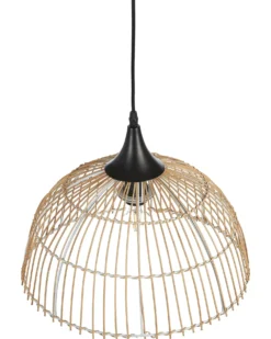 Loftlampe BARARIS Rattan Naturlig