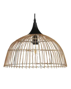 Loftlampe BARARIS Rattan Naturlig