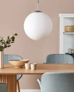 Loftlampe BARROW Glas Hvid