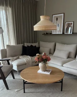 Loftlampe BATALI Rattan Beige