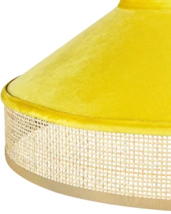 Loftlampe BATALI Rattan Sennepsgul