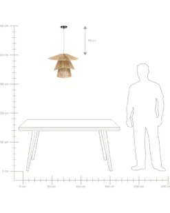 Loftlampe BEDAS Jute Naturlig