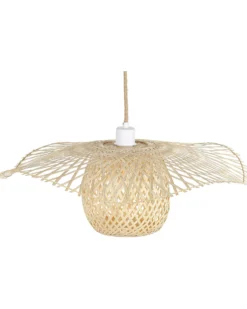 Loftlampe BONITO Bambus Lysebrun
