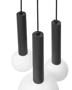 Loftlampe BOUES Metal Sort