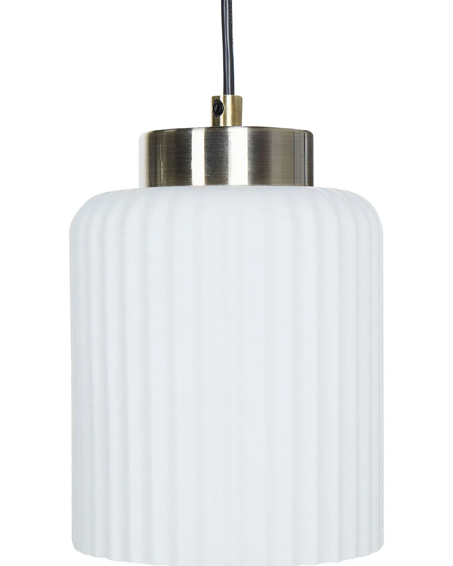 Loftlampe CAUDELO Metal Sort/hvid