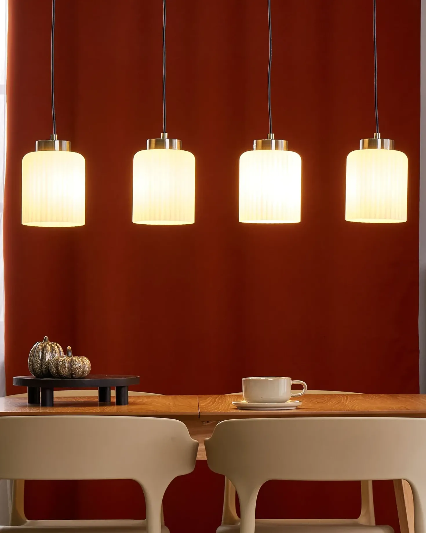 Loftlampe CAUDELO Metal Sort/hvid