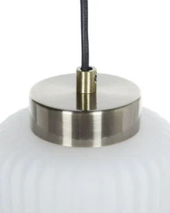 Loftlampe CAUDELO Metal Sort/hvid