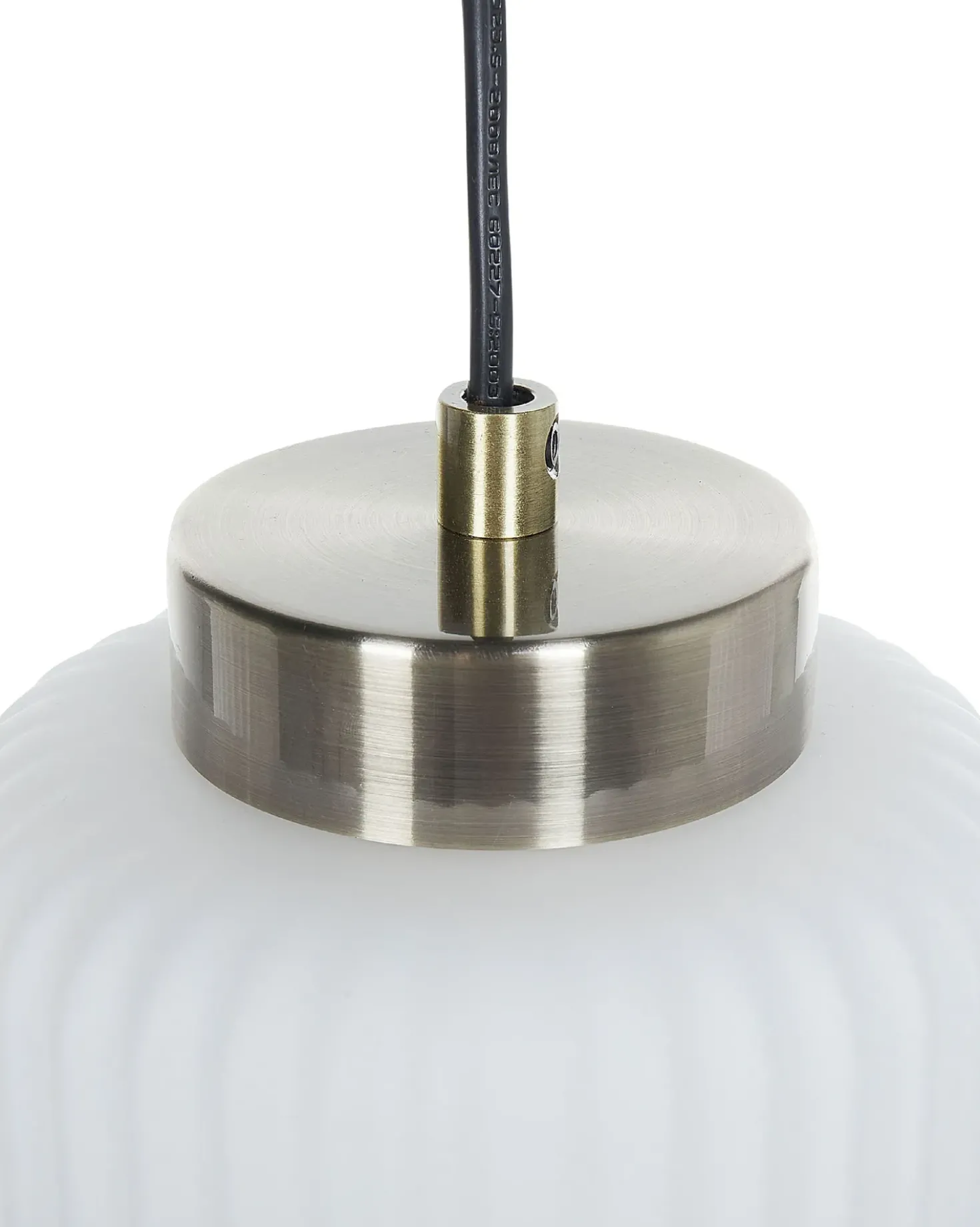 Loftlampe CAUDELO Metal Sort/hvid