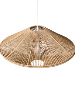 Loftlampe CAVES papirreb Naturlig
