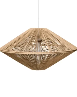 Loftlampe CAVES papirreb Naturlig