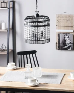 Loftlampe CELON Metal Sort