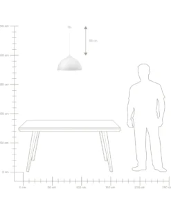 Loftlampe CETINA Metal Hvid