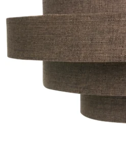 Loftlampe EREBATO Hør Brun