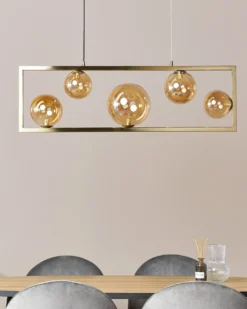 Loftlampe GEEHI Metal Messing
