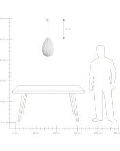 Loftlampe GERA Grå