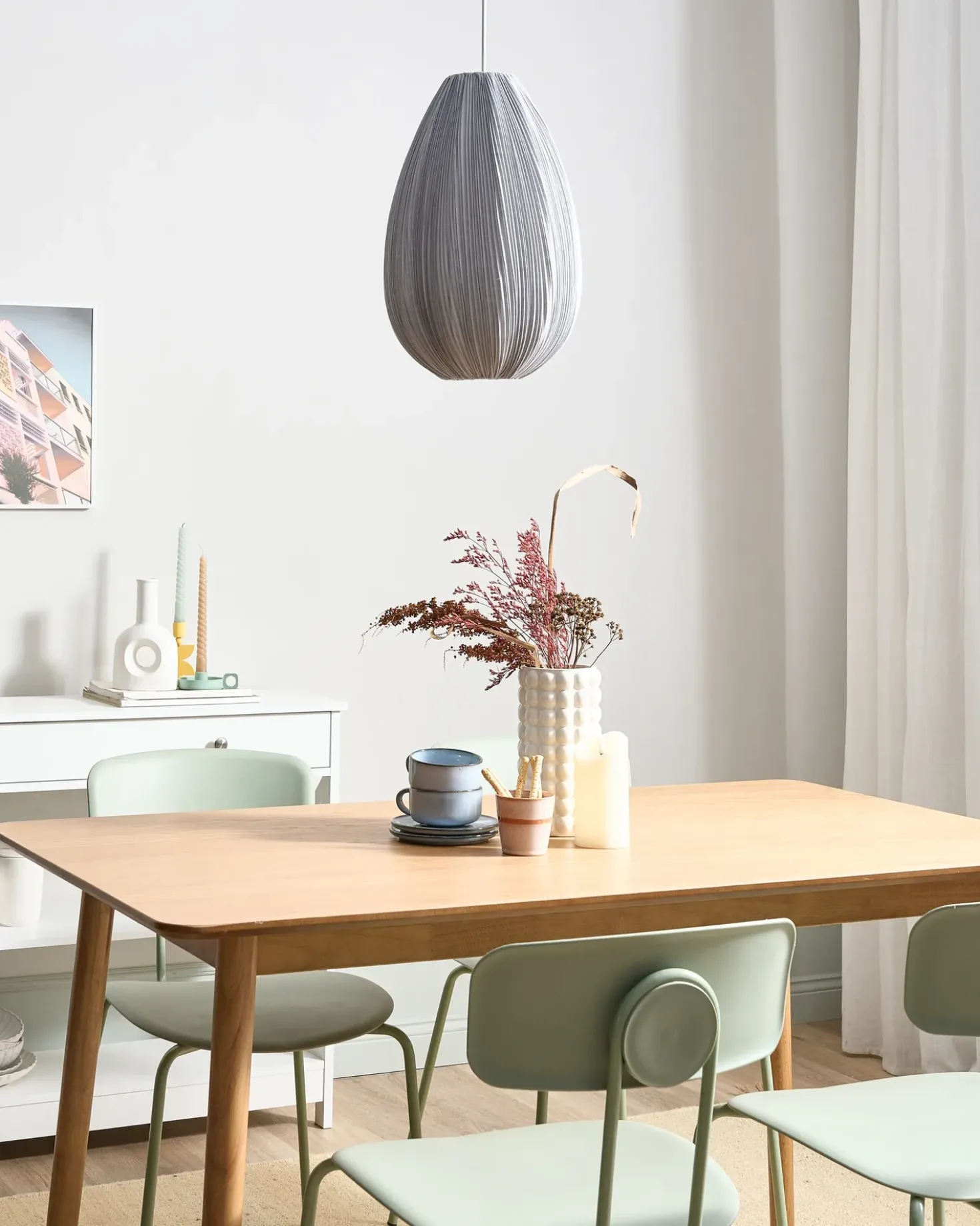Loftlampe GERA Grå