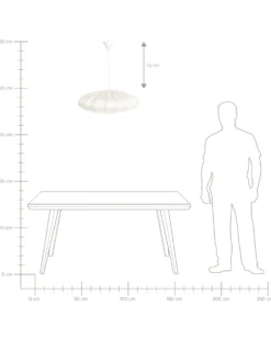 Loftlampe GUACARA Cremehvid