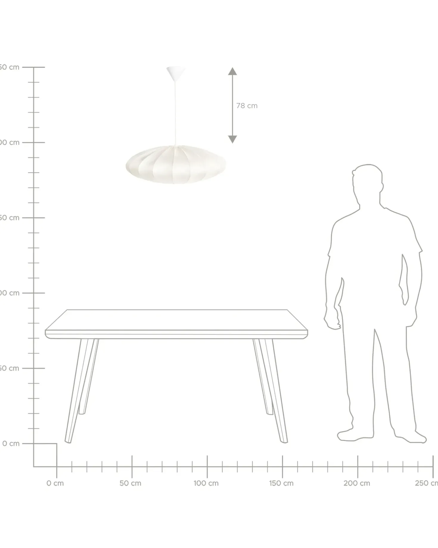 Loftlampe GUACARA Cremehvid