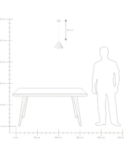 Loftlampe LEYRE Metal Hvid