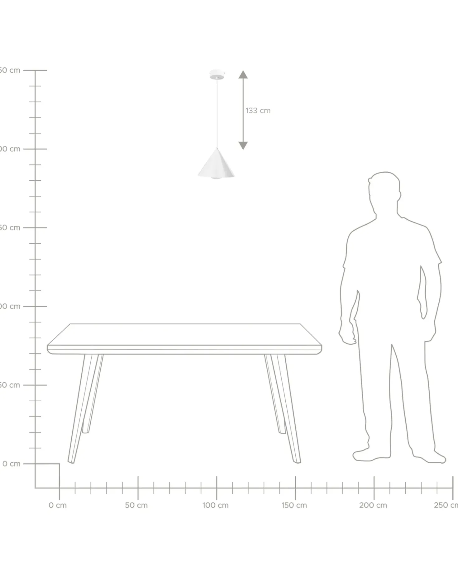 Loftlampe LEYRE Metal Hvid
