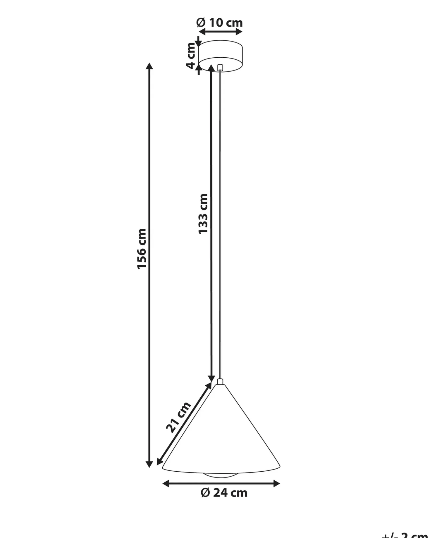 Loftlampe LEYRE Metal Hvid