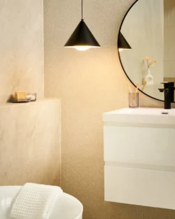 Loftlampe LEYRE Metal Sort