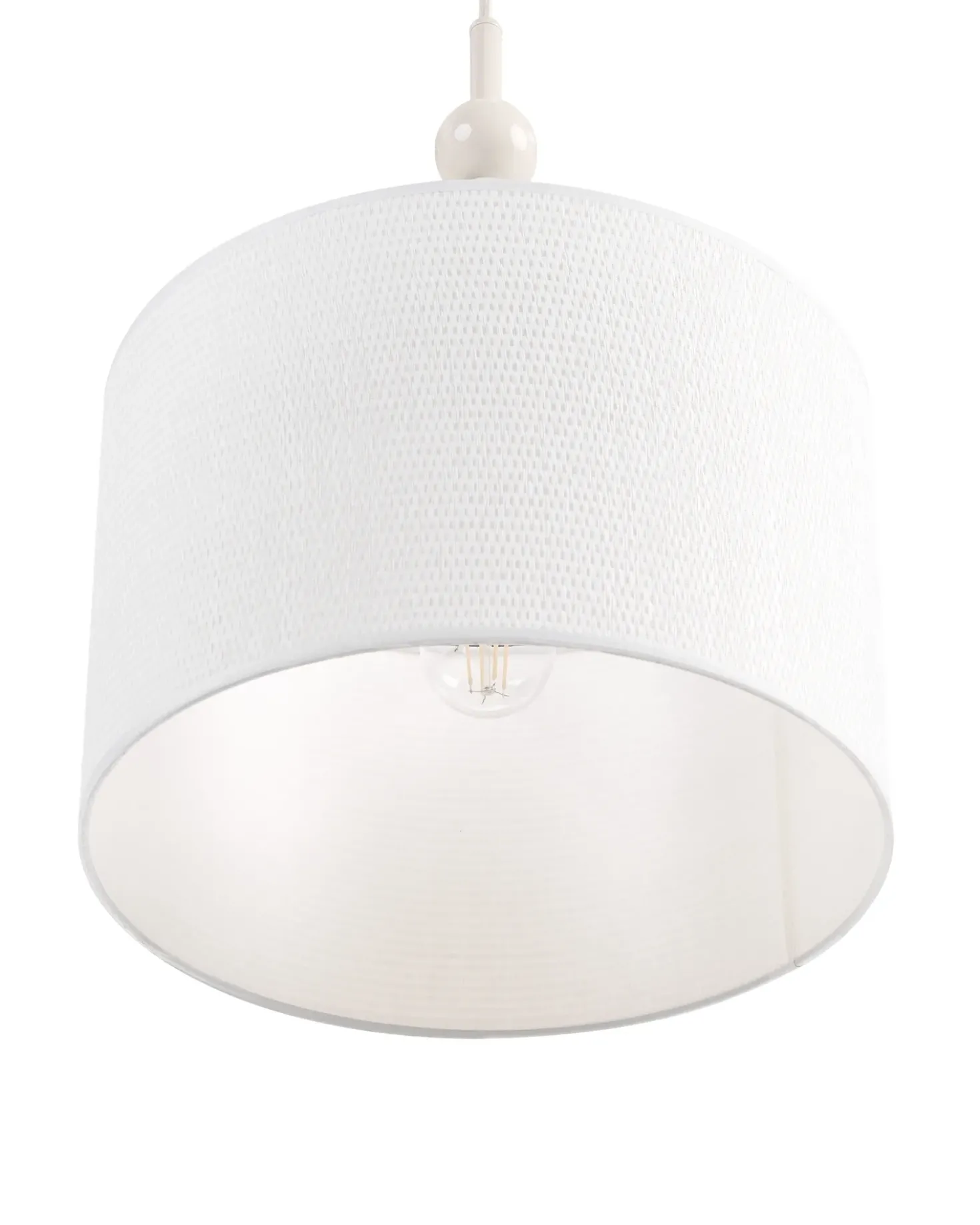 Loftlampe LOKY Metal Hvid