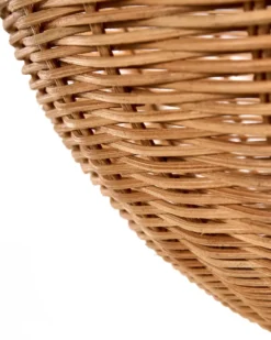 Loftlampe MANDEKAL Rattan Naturlig