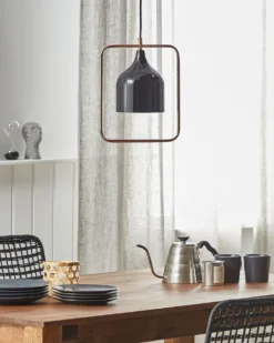 Loftlampe MAVONE Metal Sort