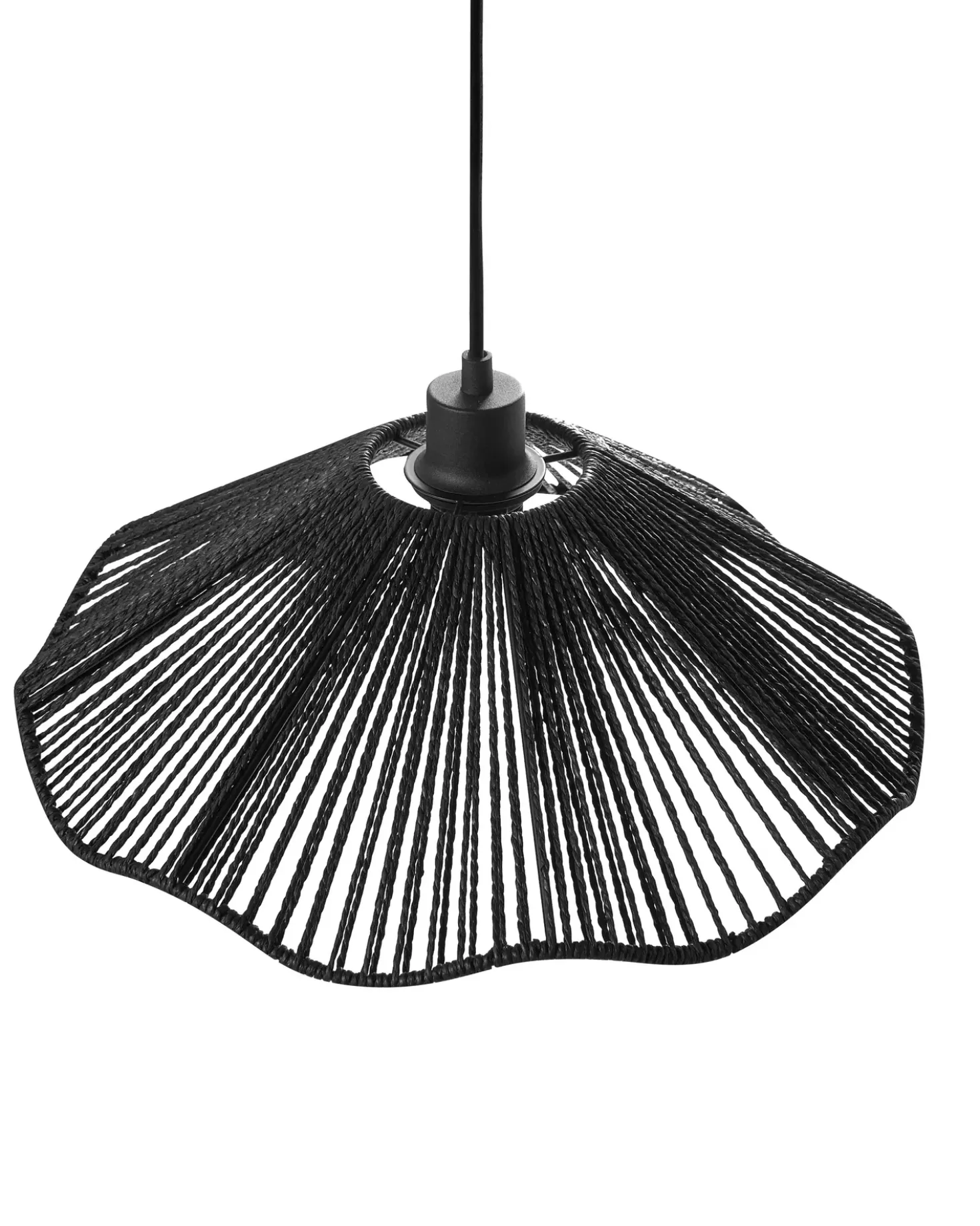 Loftlampe MIGORI Papir Sort