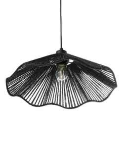 Loftlampe MIGORI Papir Sort