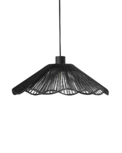 Loftlampe MIGORI Papir Sort