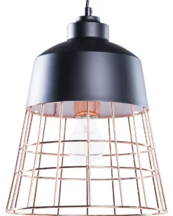 Loftlampe MONTE Metal Sort