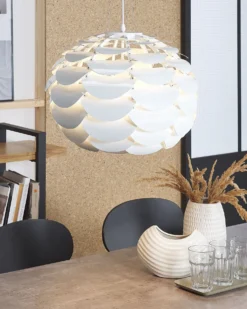 Loftlampe MOSELLE Metal Hvid