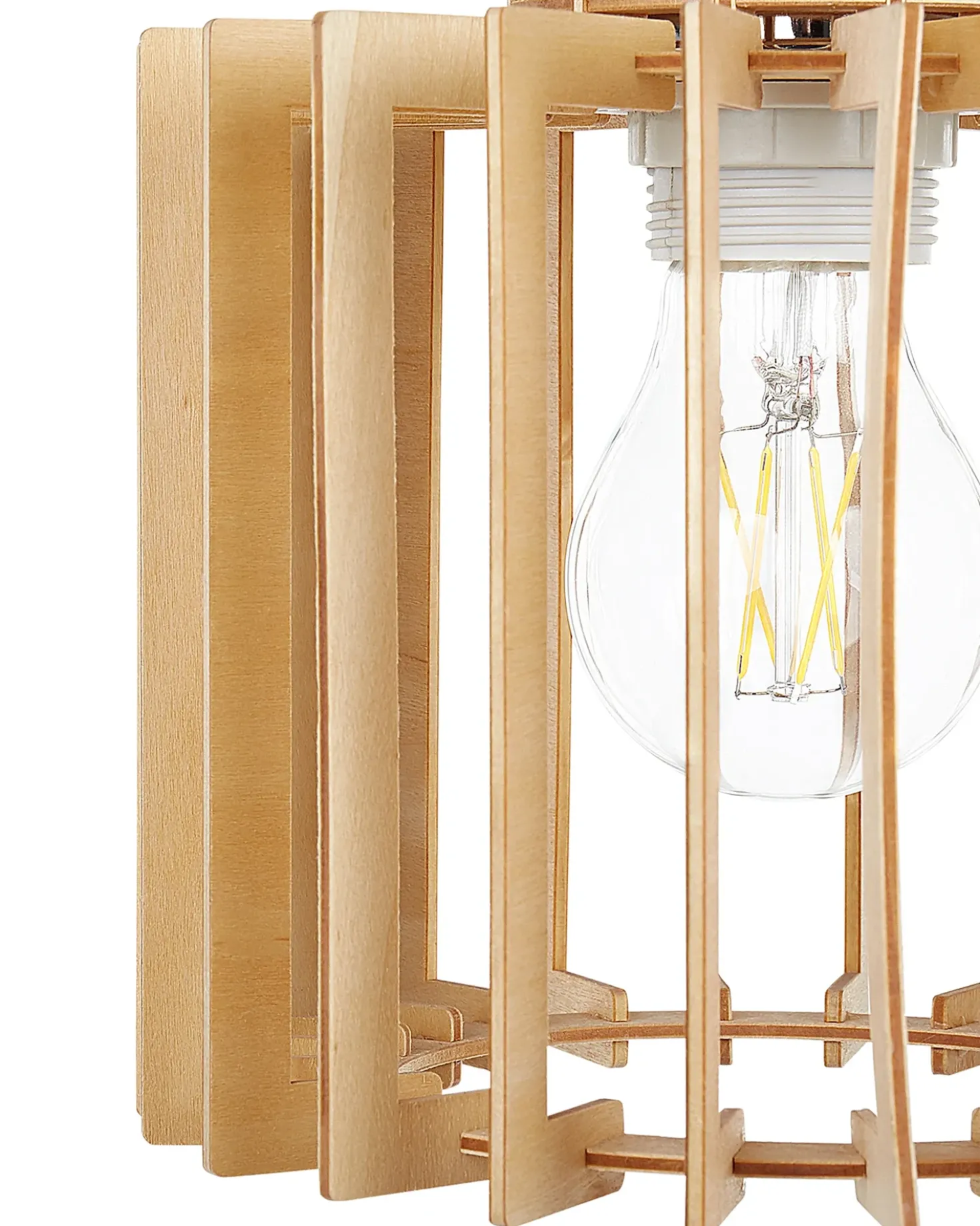 Loftlampe NIARI Lysebrun