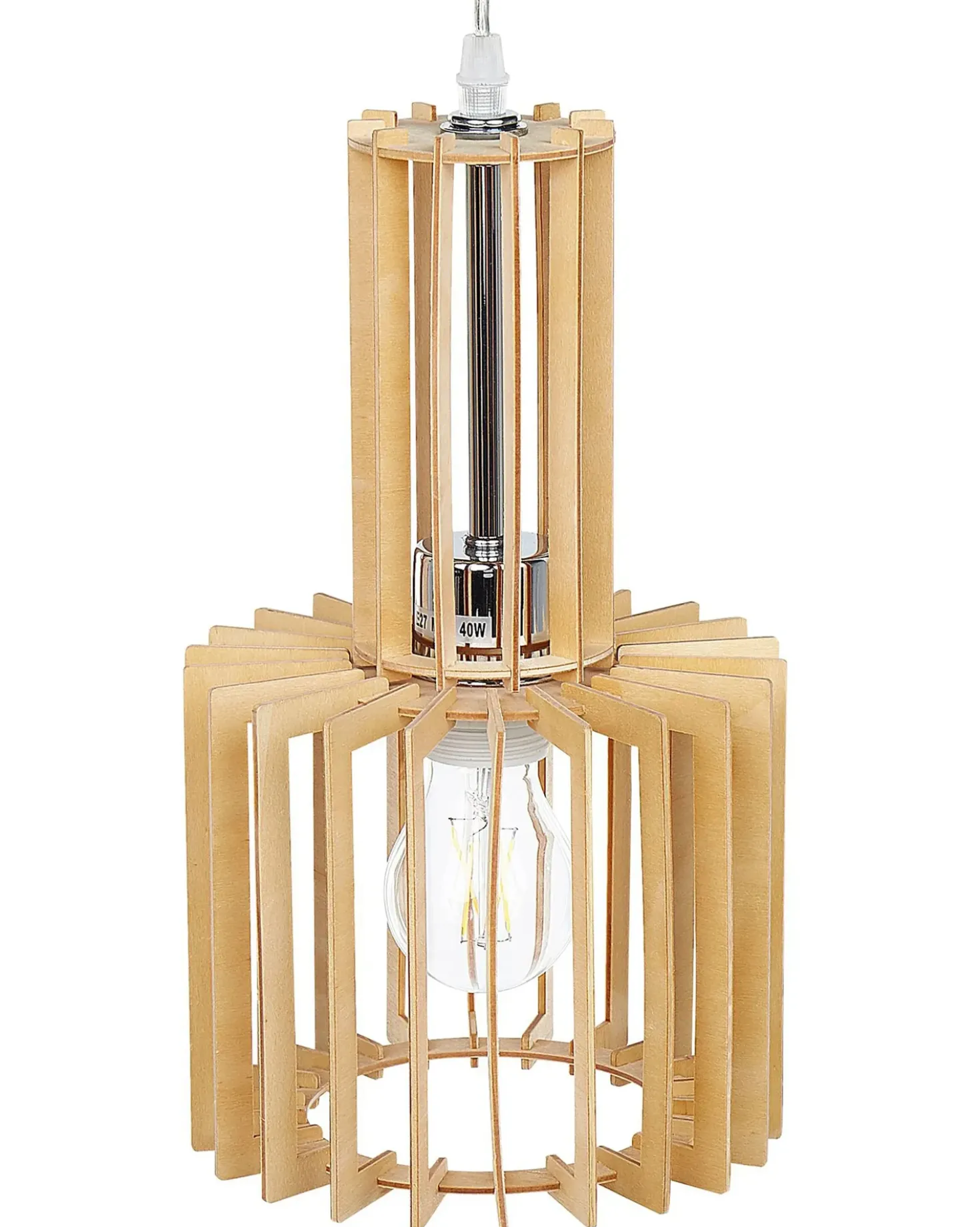 Loftlampe NIARI Lysebrun