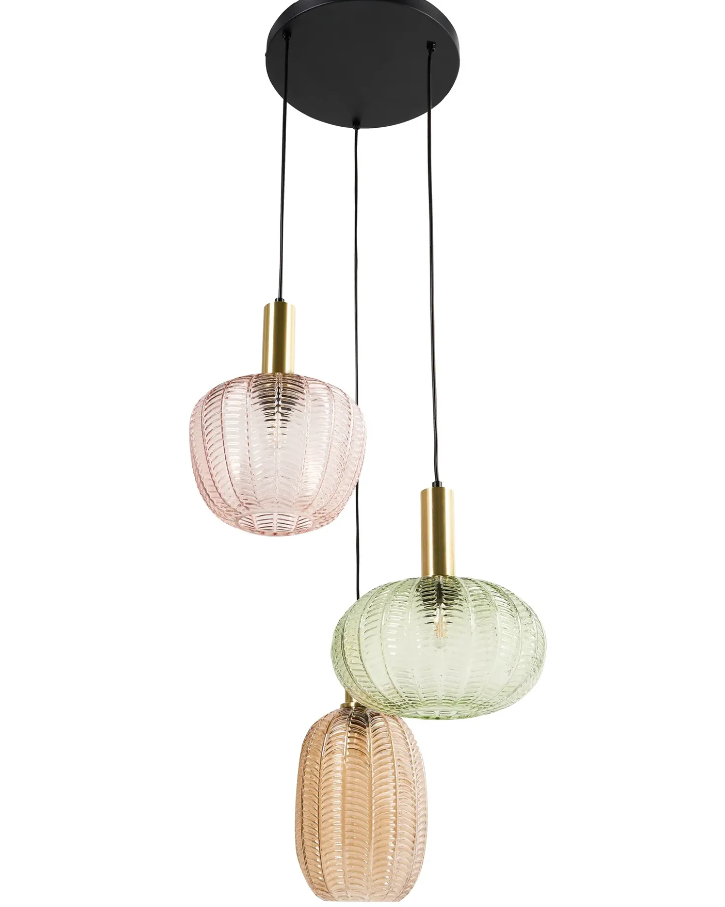 Loftlampe NJORO Glas Multifarvet