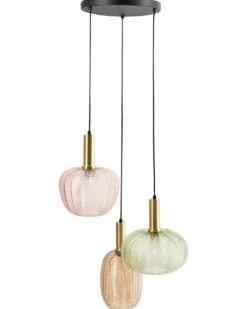 Loftlampe NJORO Glas Multifarvet