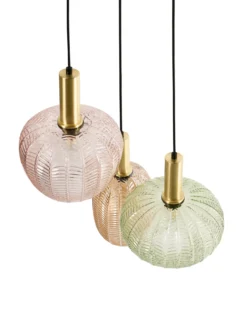 Loftlampe NJORO Glas Multifarvet