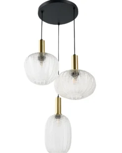 Loftlampe NJORO Glas Transparent